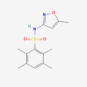 2,3,5,6-tetramethyl-N-(5-methylisoxazol-3-yl)benzenesulfonamide