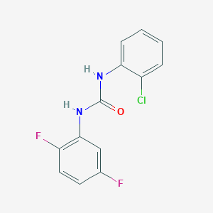 molecular formula C13H9ClF2N2O B5287126 1-(2-Chlorophenyl)-3-(2,5-difluorophenyl)urea 