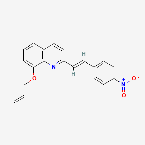 8-(allyloxy)-2-[2-(4-nitrophenyl)vinyl]quinoline