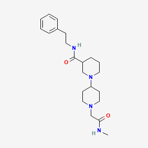 1'-[2-(methylamino)-2-oxoethyl]-N-(2-phenylethyl)-1,4'-bipiperidine-3-carboxamide