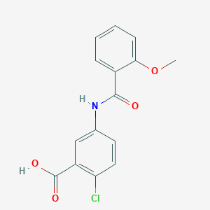 2-chloro-5-[(2-methoxybenzoyl)amino]benzoic acid