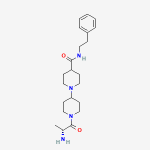 1'-D-alanyl-N-(2-phenylethyl)-1,4'-bipiperidine-4-carboxamide dihydrochloride