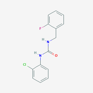 N-(2-chlorophenyl)-N'-(2-fluorobenzyl)urea