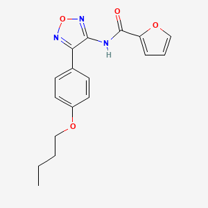 N-[4-(4-butoxyphenyl)-1,2,5-oxadiazol-3-yl]-2-furamide