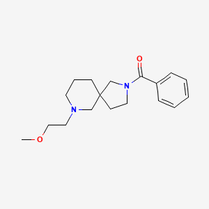 2-benzoyl-7-(2-methoxyethyl)-2,7-diazaspiro[4.5]decane