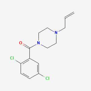 molecular formula C14H16Cl2N2O B5287350 1-allyl-4-(2,5-dichlorobenzoyl)piperazine 