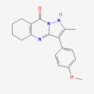 3-(4-methoxyphenyl)-2-methyl-5,6,7,8-tetrahydropyrazolo[5,1-b]quinazolin-9(4H)-one