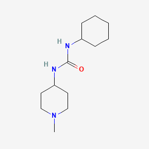 N-cyclohexyl-N'-(1-methyl-4-piperidinyl)urea