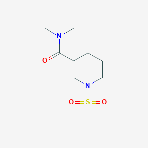 N,N-dimethyl-1-(methylsulfonyl)-3-piperidinecarboxamide