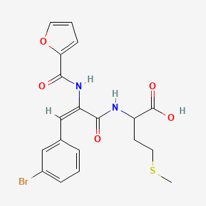 N-[3-(3-bromophenyl)-2-(2-furoylamino)acryloyl]methionine