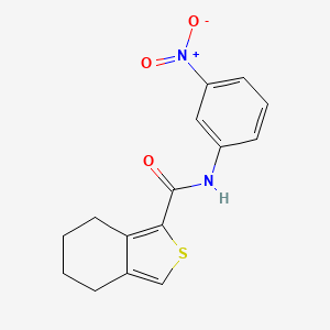 N-(3-nitrophenyl)-4,5,6,7-tetrahydro-2-benzothiophene-1-carboxamide