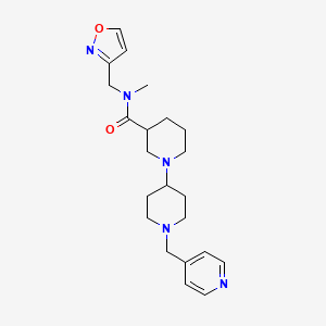 N-(isoxazol-3-ylmethyl)-N-methyl-1'-(pyridin-4-ylmethyl)-1,4'-bipiperidine-3-carboxamide