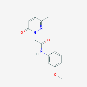 2-(3,4-dimethyl-6-oxo-1(6H)-pyridazinyl)-N-(3-methoxyphenyl)acetamide