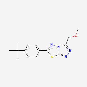 6-(4-tert-butylphenyl)-3-(methoxymethyl)[1,2,4]triazolo[3,4-b][1,3,4]thiadiazole