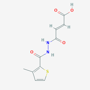 4-{2-[(3-methyl-2-thienyl)carbonyl]hydrazino}-4-oxo-2-butenoic acid