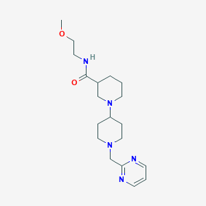 N-(2-methoxyethyl)-1'-(pyrimidin-2-ylmethyl)-1,4'-bipiperidine-3-carboxamide