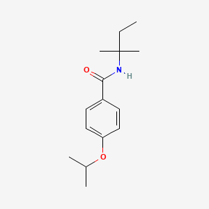 N-(1,1-dimethylpropyl)-4-isopropoxybenzamide