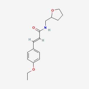 3-(4-ethoxyphenyl)-N-(tetrahydro-2-furanylmethyl)acrylamide