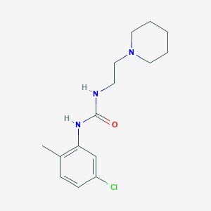 N-(5-chloro-2-methylphenyl)-N'-[2-(1-piperidinyl)ethyl]urea