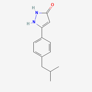 3-(4-isobutylphenyl)-1H-pyrazol-5-ol