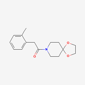 8-[(2-methylphenyl)acetyl]-1,4-dioxa-8-azaspiro[4.5]decane