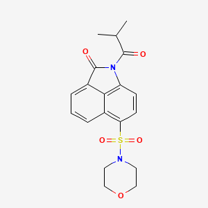 1-isobutyryl-6-(4-morpholinylsulfonyl)benzo[cd]indol-2(1H)-one