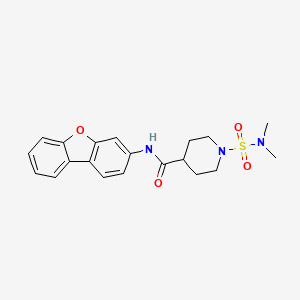 N-dibenzo[b,d]furan-3-yl-1-[(dimethylamino)sulfonyl]-4-piperidinecarboxamide