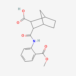 3-{[2-(Methoxycarbonyl)phenyl]carbamoyl}bicyclo[2.2.1]heptane-2-carboxylic acid