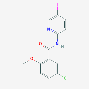 5-chloro-N-(5-iodo-2-pyridinyl)-2-methoxybenzamide