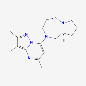 (9aS)-2-(2,3,5-trimethylpyrazolo[1,5-a]pyrimidin-7-yl)octahydro-1H-pyrrolo[1,2-a][1,4]diazepine