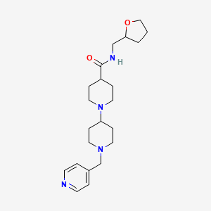 1'-(pyridin-4-ylmethyl)-N-(tetrahydrofuran-2-ylmethyl)-1,4'-bipiperidine-4-carboxamide