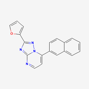 2-(2-furyl)-7-(2-naphthyl)[1,2,4]triazolo[1,5-a]pyrimidine