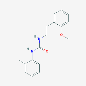 molecular formula C17H20N2O2 B5288390 N-[2-(2-methoxyphenyl)ethyl]-N'-(2-methylphenyl)urea 