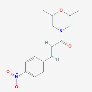 2,6-dimethyl-4-[3-(4-nitrophenyl)acryloyl]morpholine