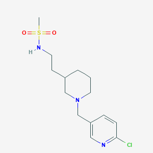 N-(2-{1-[(6-chloropyridin-3-yl)methyl]piperidin-3-yl}ethyl)methanesulfonamide