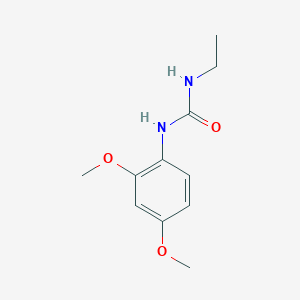 molecular formula C11H16N2O3 B5288429 N-(2,4-dimethoxyphenyl)-N'-ethylurea 