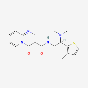 N-[2-(dimethylamino)-2-(3-methyl-2-thienyl)ethyl]-4-oxo-4H-pyrido[1,2-a]pyrimidine-3-carboxamide