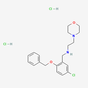 N-[2-(benzyloxy)-5-chlorobenzyl]-2-(4-morpholinyl)ethanamine dihydrochloride