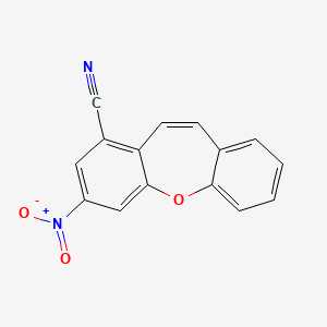 3-nitrodibenzo[b,f]oxepine-1-carbonitrile