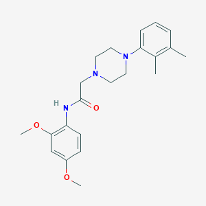 N-(2,4-dimethoxyphenyl)-2-[4-(2,3-dimethylphenyl)-1-piperazinyl]acetamide