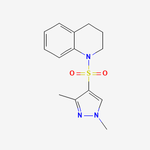 1-[(1,3-dimethyl-1H-pyrazol-4-yl)sulfonyl]-1,2,3,4-tetrahydroquinoline