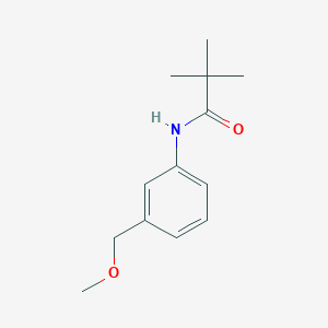 molecular formula C13H19NO2 B5288860 N-[3-(methoxymethyl)phenyl]-2,2-dimethylpropanamide 