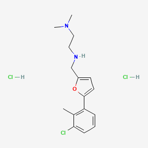 N'-{[5-(3-chloro-2-methylphenyl)-2-furyl]methyl}-N,N-dimethyl-1,2-ethanediamine dihydrochloride