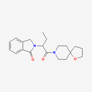 2-[1-(1-oxa-8-azaspiro[4.5]dec-8-ylcarbonyl)propyl]-1-isoindolinone