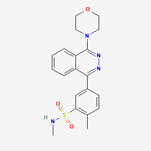 N,2-dimethyl-5-[4-(4-morpholinyl)-1-phthalazinyl]benzenesulfonamide