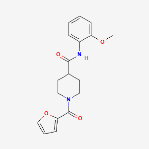 1-(furan-2-carbonyl)-N-(2-methoxyphenyl)piperidine-4-carboxamide