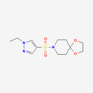 8-[(1-ethyl-1H-pyrazol-4-yl)sulfonyl]-1,4-dioxa-8-azaspiro[4.5]decane