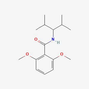 N-(2,4-dimethylpentan-3-yl)-2,6-dimethoxybenzamide