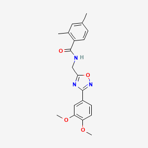 N-{[3-(3,4-dimethoxyphenyl)-1,2,4-oxadiazol-5-yl]methyl}-2,4-dimethylbenzamide