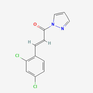 1-[3-(2,4-dichlorophenyl)acryloyl]-1H-pyrazole